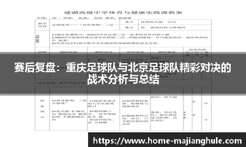 赛后复盘：重庆足球队与北京足球队精彩对决的战术分析与总结
